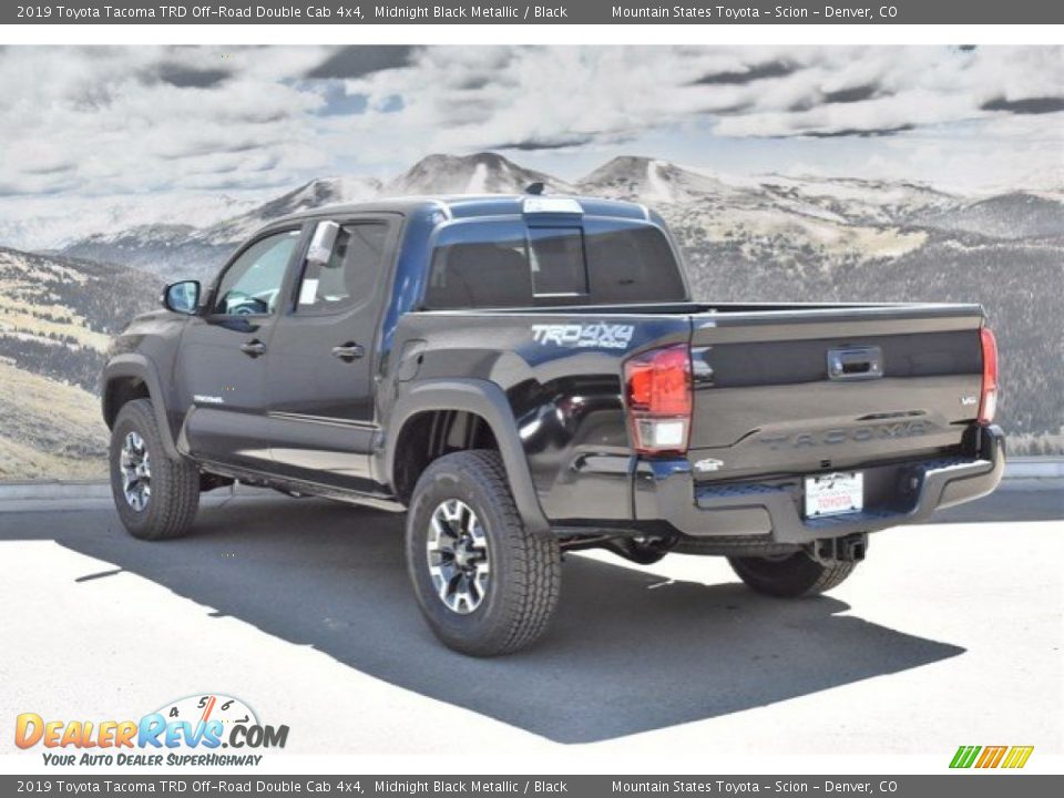 2019 Toyota Tacoma TRD Off-Road Double Cab 4x4 Midnight Black Metallic / Black Photo #3