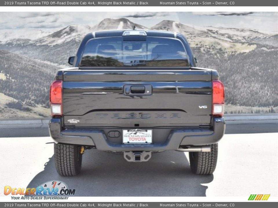 2019 Toyota Tacoma TRD Off-Road Double Cab 4x4 Midnight Black Metallic / Black Photo #4