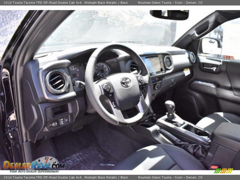 2019 Toyota Tacoma TRD Off-Road Double Cab 4x4 Midnight Black Metallic / Black Photo #5