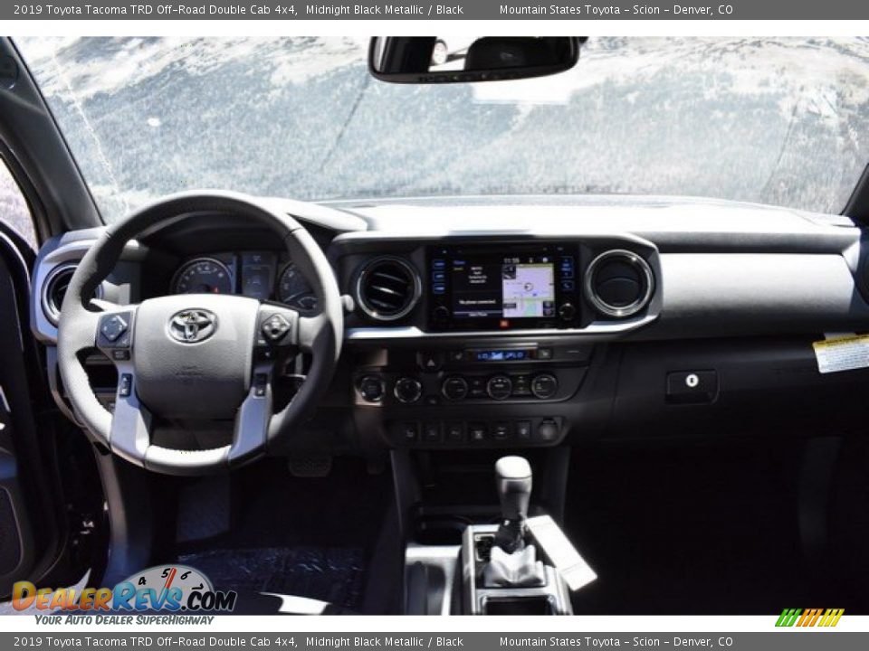 2019 Toyota Tacoma TRD Off-Road Double Cab 4x4 Midnight Black Metallic / Black Photo #7