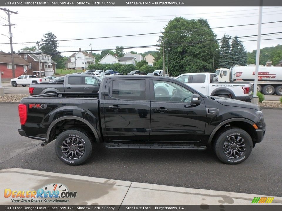 Shadow Black 2019 Ford Ranger Lariat SuperCrew 4x4 Photo #4