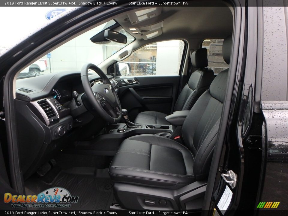 Front Seat of 2019 Ford Ranger Lariat SuperCrew 4x4 Photo #10