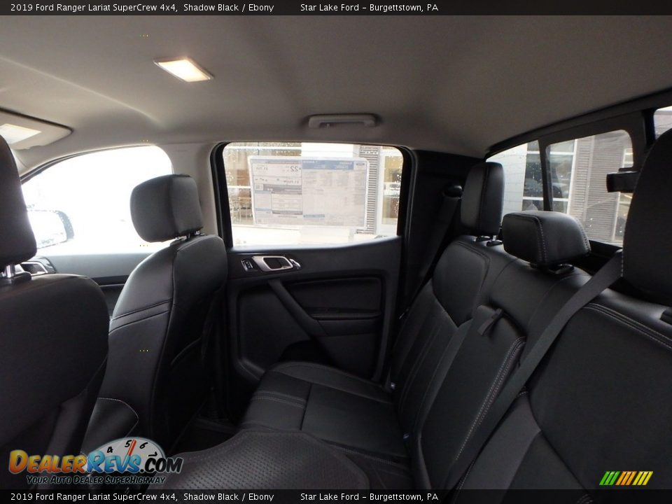 2019 Ford Ranger Lariat SuperCrew 4x4 Shadow Black / Ebony Photo #11