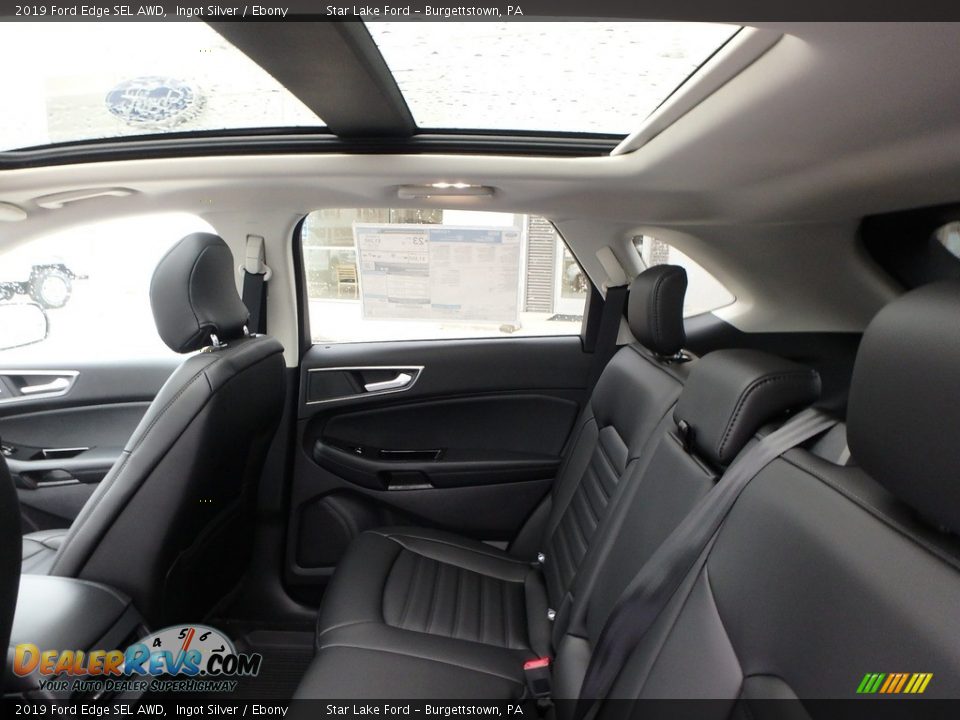2019 Ford Edge SEL AWD Ingot Silver / Ebony Photo #11