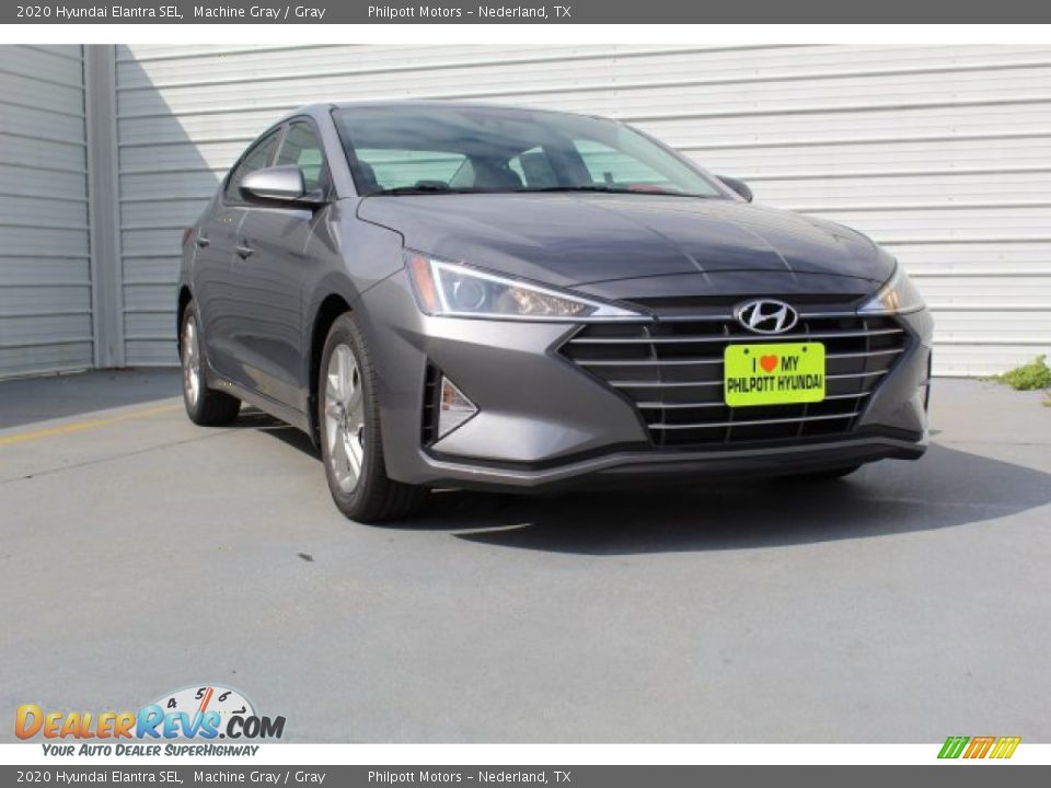 2020 Hyundai Elantra SEL Machine Gray / Gray Photo #2