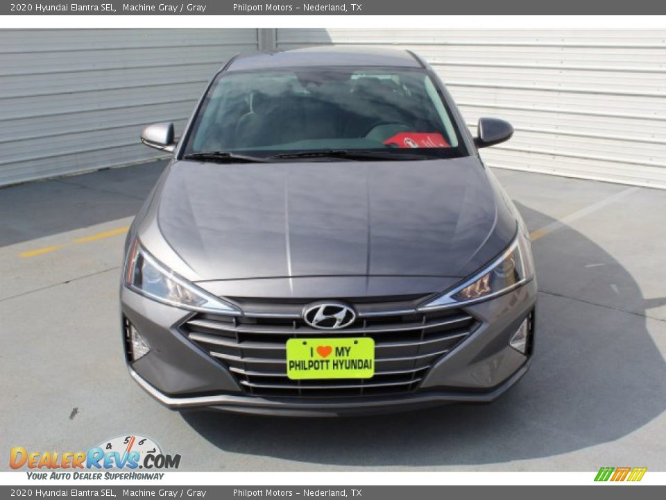 2020 Hyundai Elantra SEL Machine Gray / Gray Photo #3
