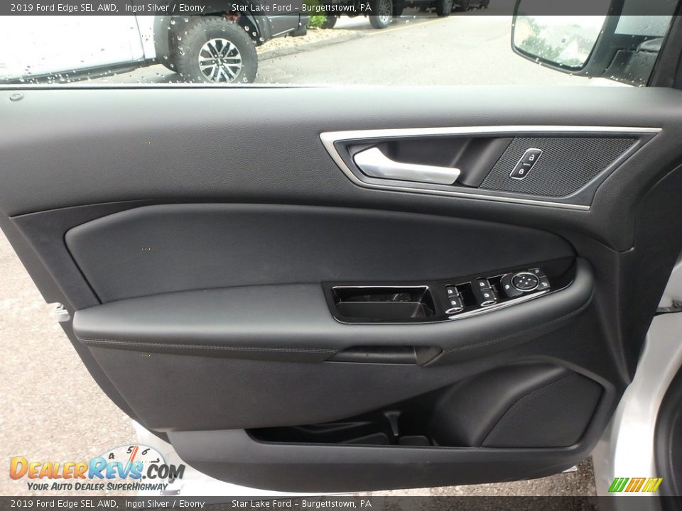 2019 Ford Edge SEL AWD Ingot Silver / Ebony Photo #13