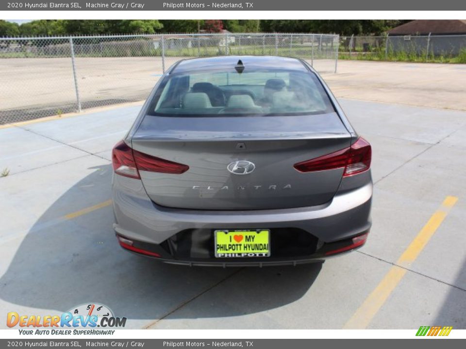 2020 Hyundai Elantra SEL Machine Gray / Gray Photo #6