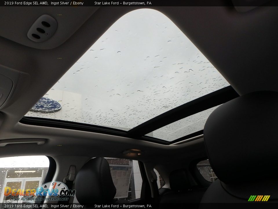 2019 Ford Edge SEL AWD Ingot Silver / Ebony Photo #16