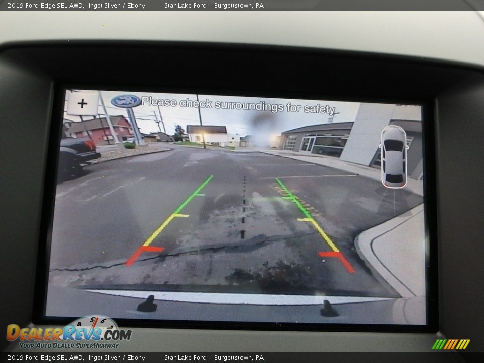 2019 Ford Edge SEL AWD Ingot Silver / Ebony Photo #18