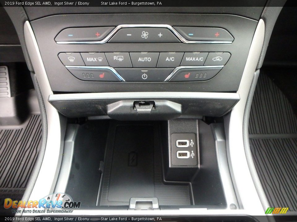2019 Ford Edge SEL AWD Ingot Silver / Ebony Photo #19