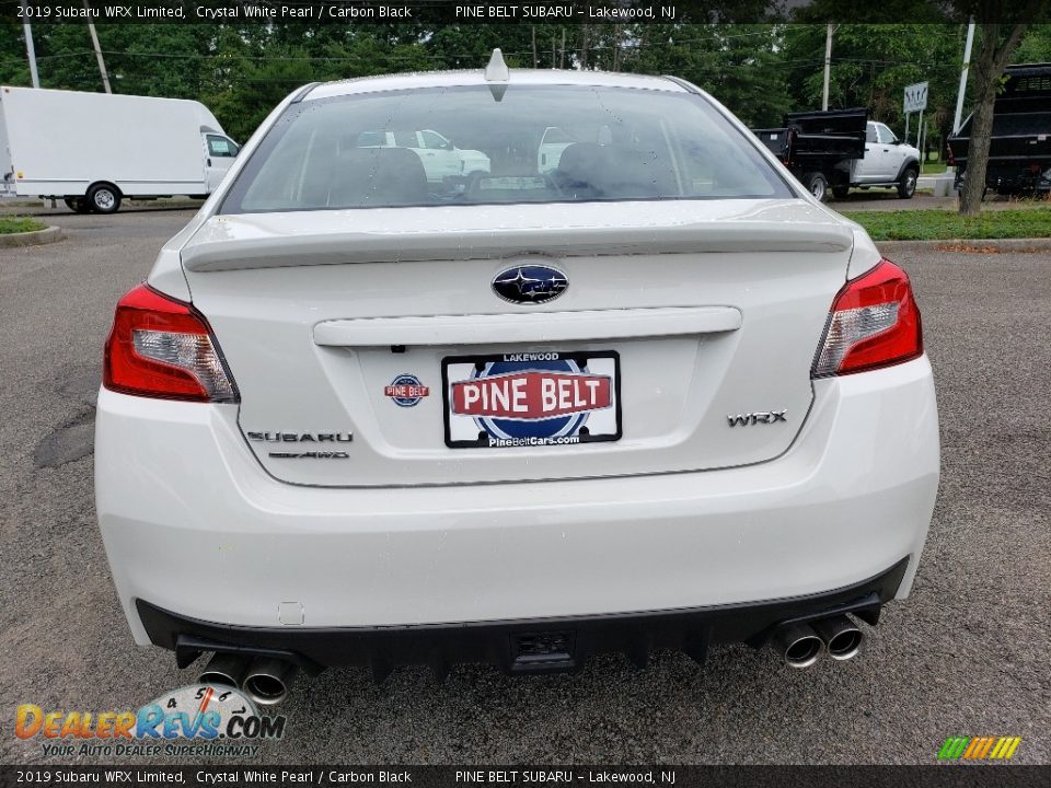 2019 Subaru WRX Limited Crystal White Pearl / Carbon Black Photo #5