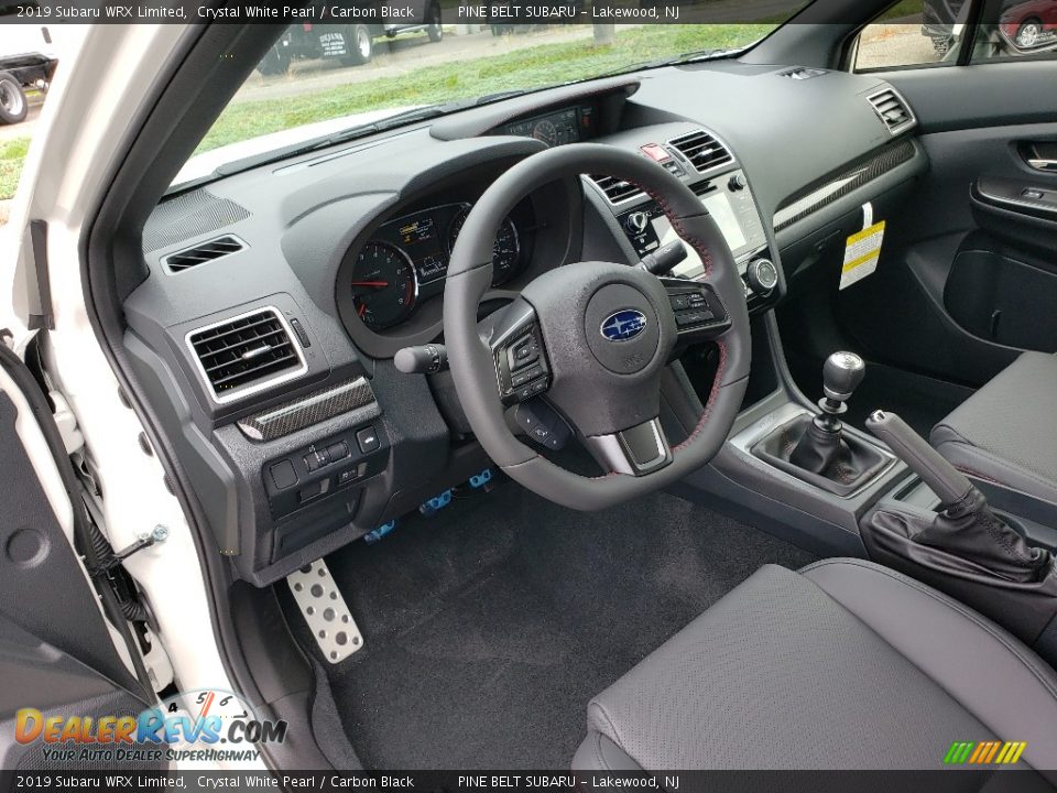 Carbon Black Interior - 2019 Subaru WRX Limited Photo #7