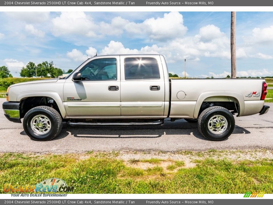 2004 Chevrolet Silverado 2500HD LT Crew Cab 4x4 Sandstone Metallic / Tan Photo #6