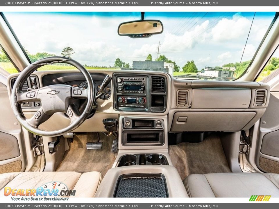 2004 Chevrolet Silverado 2500HD LT Crew Cab 4x4 Sandstone Metallic / Tan Photo #7