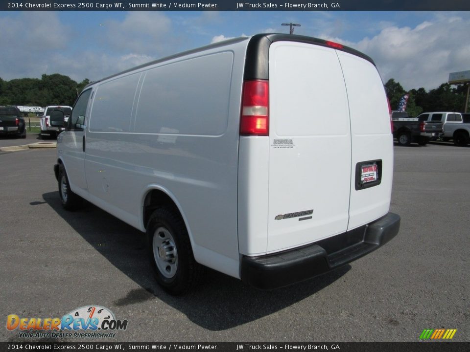 2014 Chevrolet Express 2500 Cargo WT Summit White / Medium Pewter Photo #3