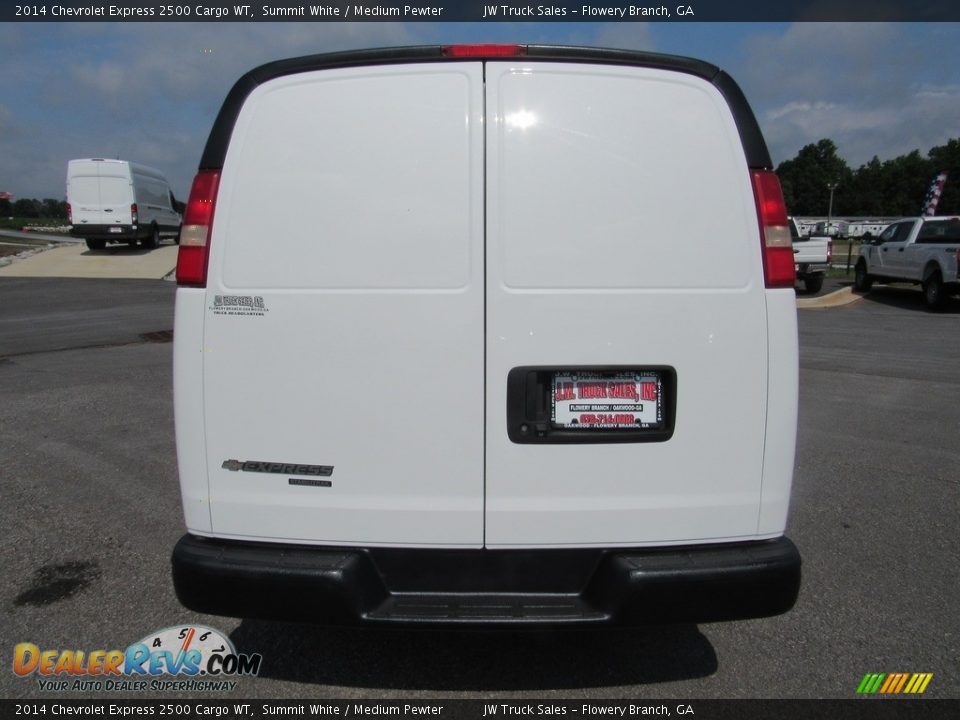 2014 Chevrolet Express 2500 Cargo WT Summit White / Medium Pewter Photo #4
