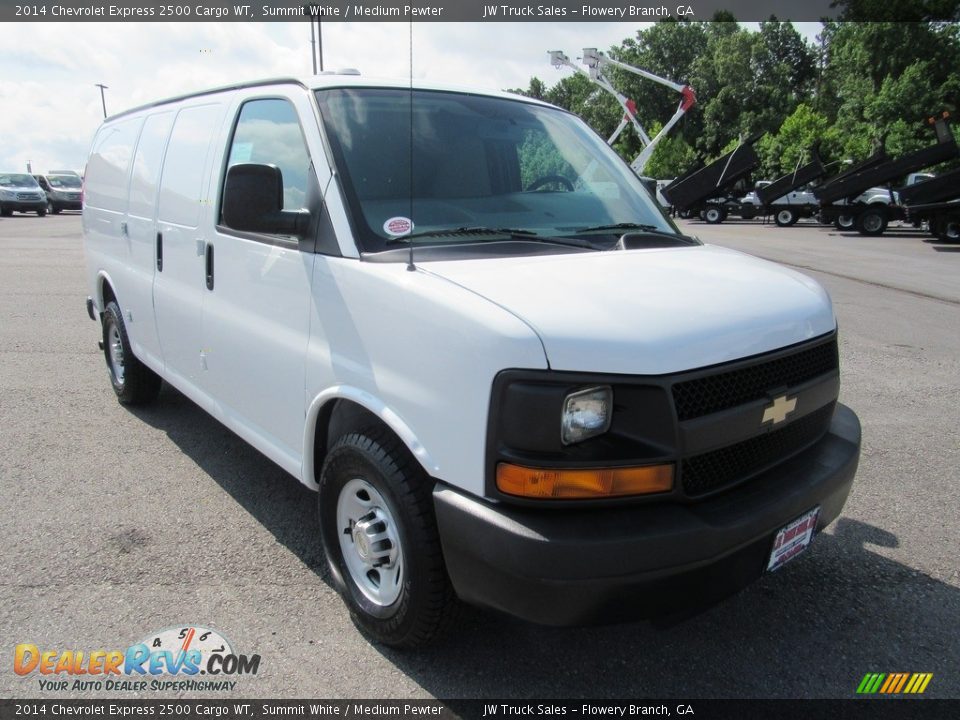 2014 Chevrolet Express 2500 Cargo WT Summit White / Medium Pewter Photo #7