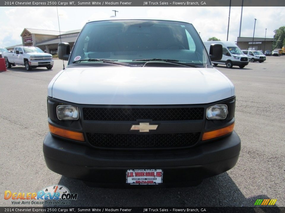 2014 Chevrolet Express 2500 Cargo WT Summit White / Medium Pewter Photo #8