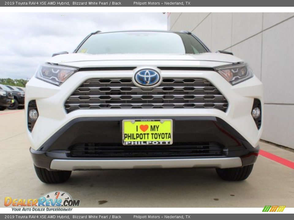 2019 Toyota RAV4 XSE AWD Hybrid Blizzard White Pearl / Black Photo #3