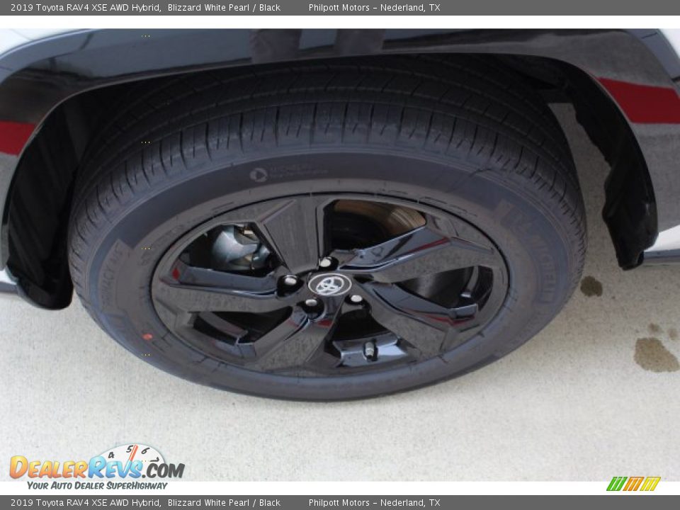 2019 Toyota RAV4 XSE AWD Hybrid Blizzard White Pearl / Black Photo #5