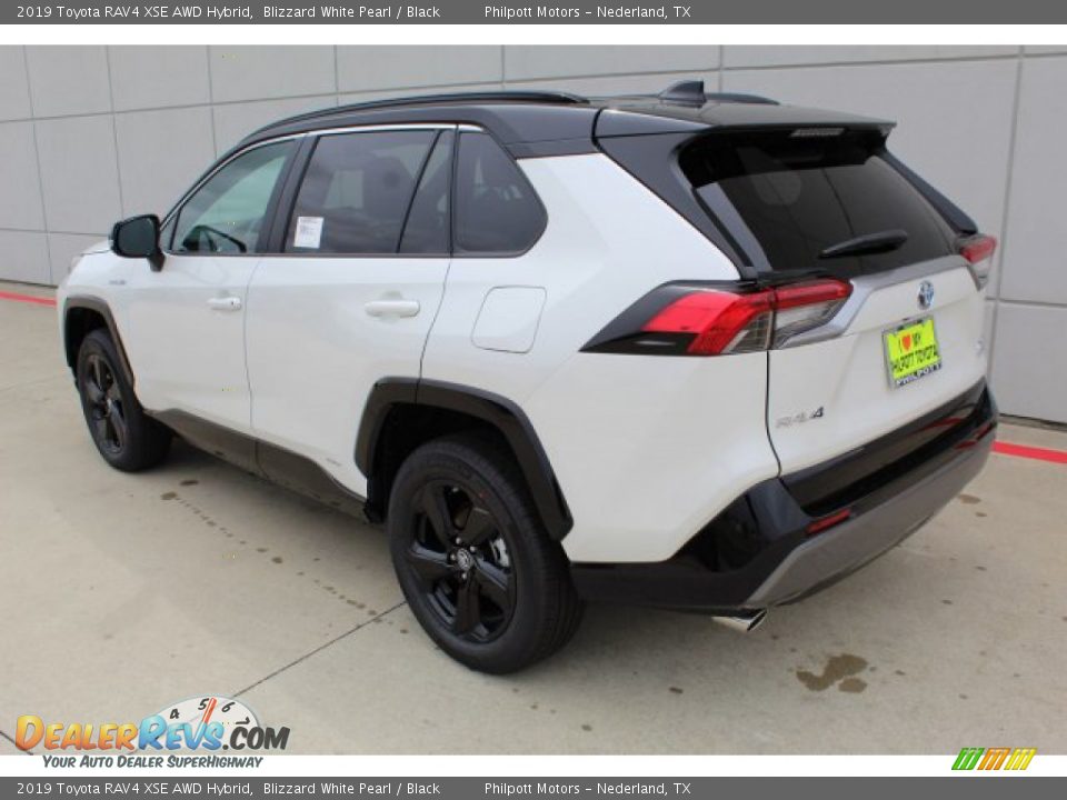 2019 Toyota RAV4 XSE AWD Hybrid Blizzard White Pearl / Black Photo #6