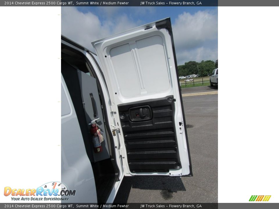 2014 Chevrolet Express 2500 Cargo WT Summit White / Medium Pewter Photo #13