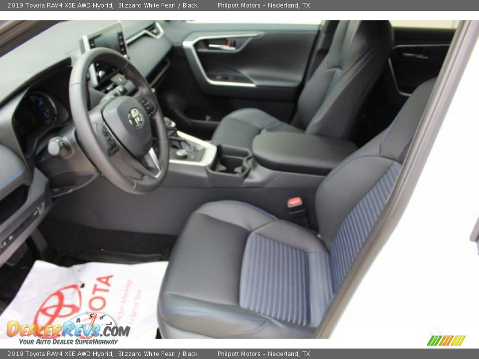 2019 Toyota RAV4 XSE AWD Hybrid Blizzard White Pearl / Black Photo #10