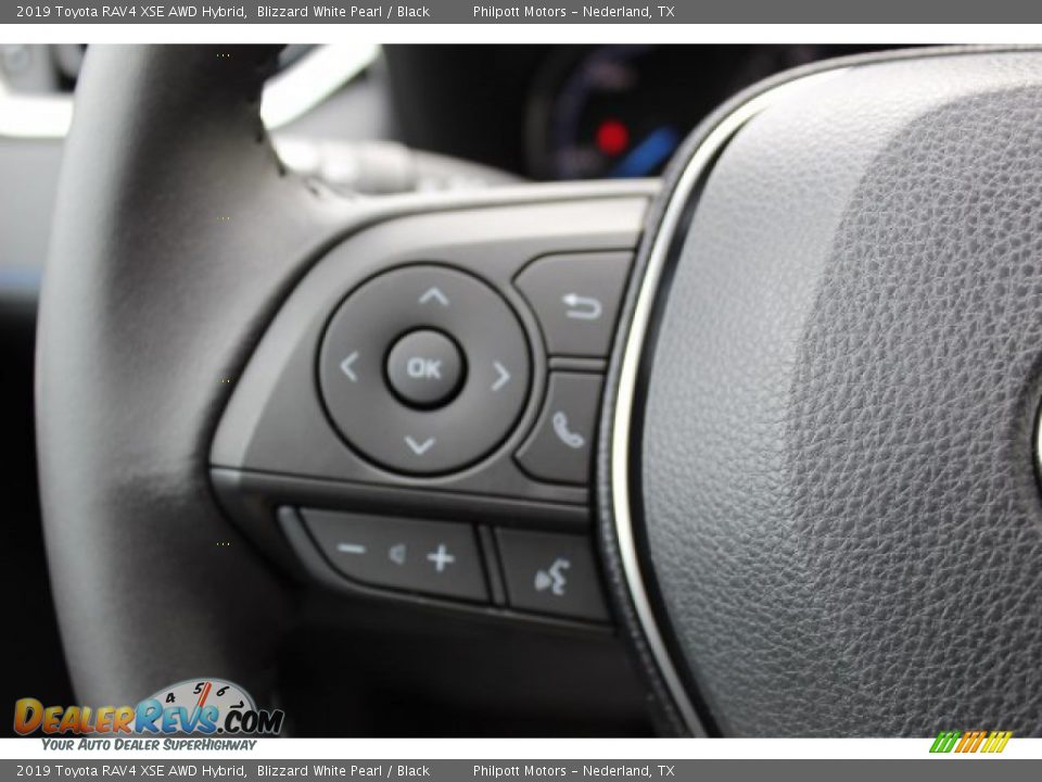 2019 Toyota RAV4 XSE AWD Hybrid Blizzard White Pearl / Black Photo #12