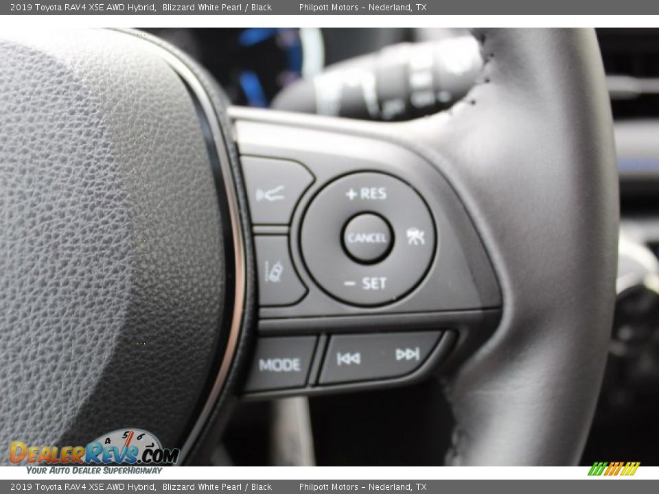 2019 Toyota RAV4 XSE AWD Hybrid Blizzard White Pearl / Black Photo #13