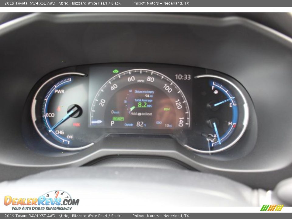 2019 Toyota RAV4 XSE AWD Hybrid Blizzard White Pearl / Black Photo #14