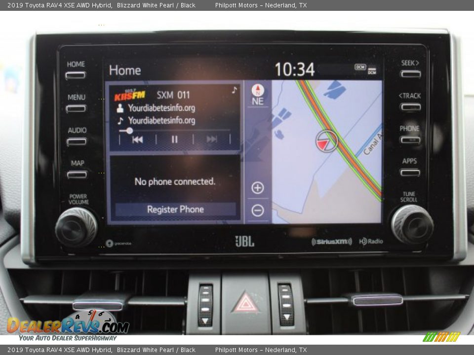 2019 Toyota RAV4 XSE AWD Hybrid Blizzard White Pearl / Black Photo #15