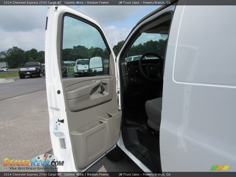 2014 Chevrolet Express 2500 Cargo WT Summit White / Medium Pewter Photo #21