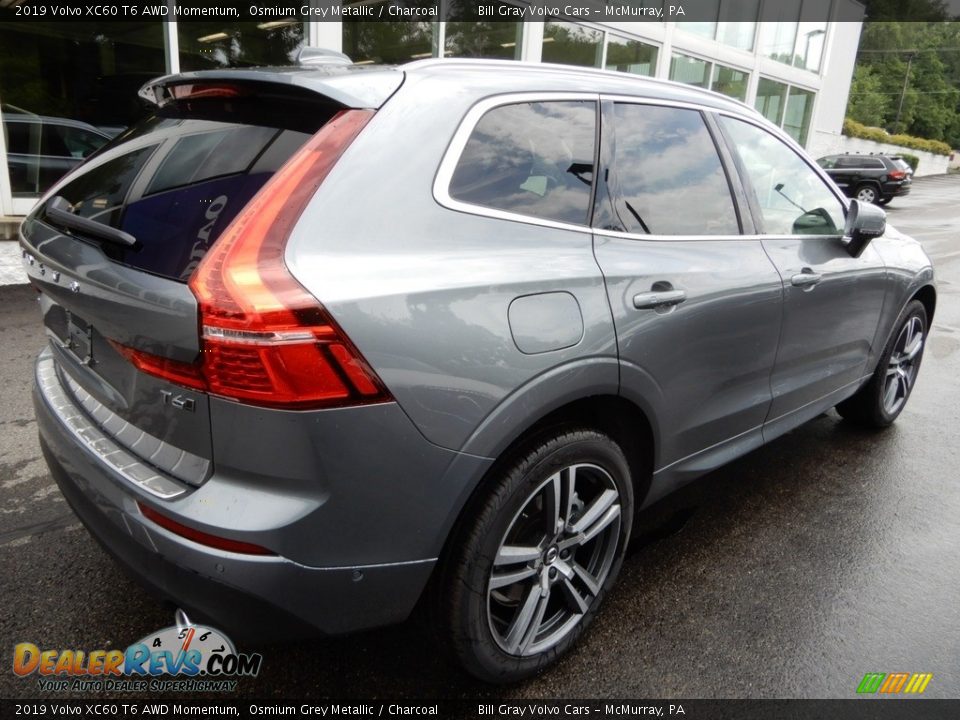 2019 Volvo XC60 T6 AWD Momentum Osmium Grey Metallic / Charcoal Photo #2