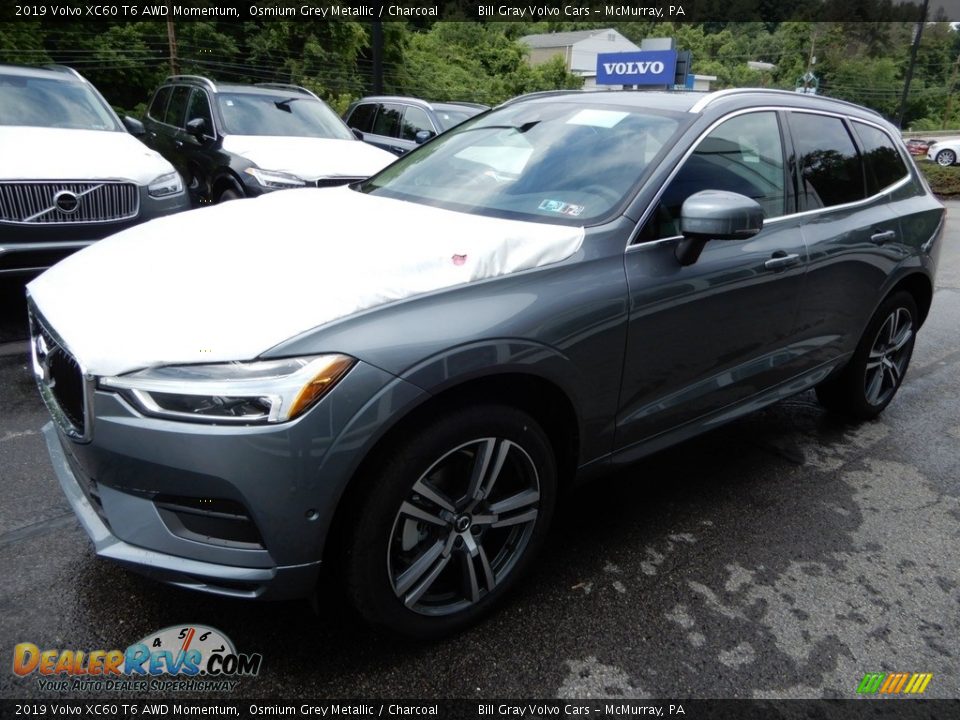 2019 Volvo XC60 T6 AWD Momentum Osmium Grey Metallic / Charcoal Photo #5