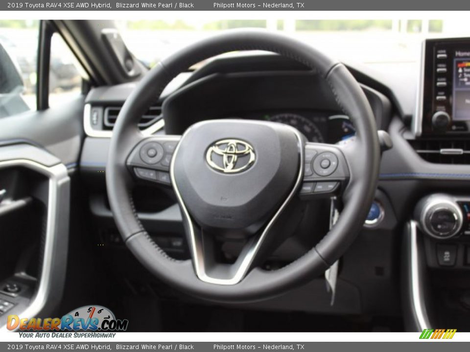 2019 Toyota RAV4 XSE AWD Hybrid Blizzard White Pearl / Black Photo #26