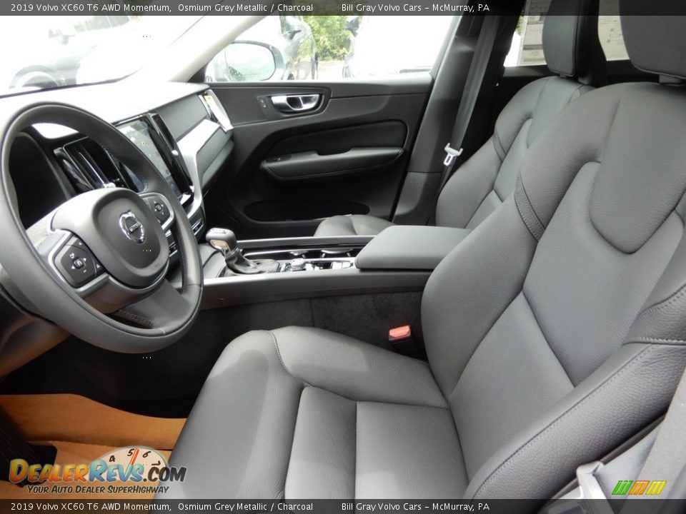 2019 Volvo XC60 T6 AWD Momentum Osmium Grey Metallic / Charcoal Photo #7