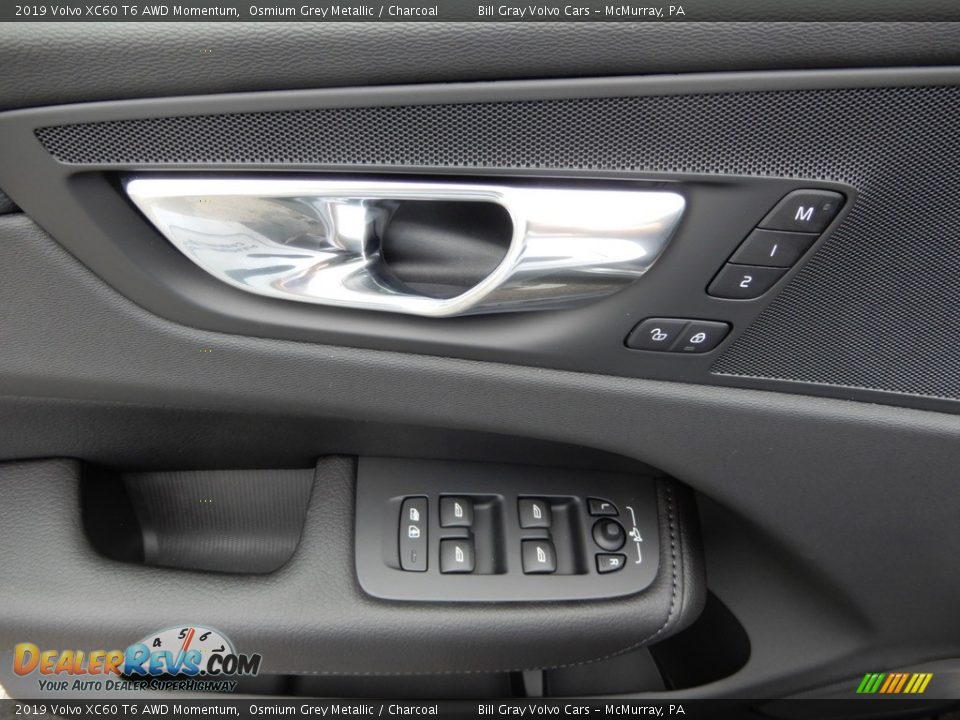 2019 Volvo XC60 T6 AWD Momentum Osmium Grey Metallic / Charcoal Photo #10