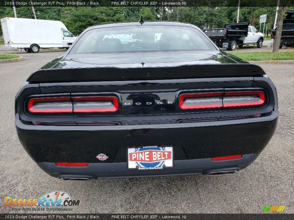 2019 Dodge Challenger R/T Plus Pitch Black / Black Photo #5