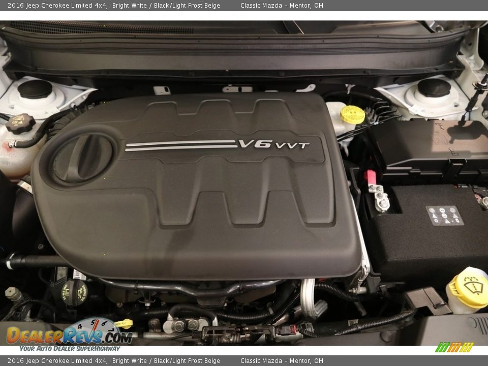 2016 Jeep Cherokee Limited 4x4 Bright White / Black/Light Frost Beige Photo #22
