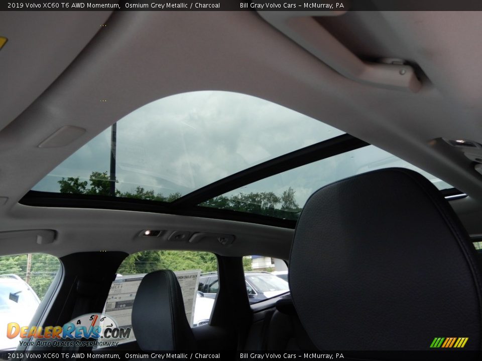 2019 Volvo XC60 T6 AWD Momentum Osmium Grey Metallic / Charcoal Photo #12