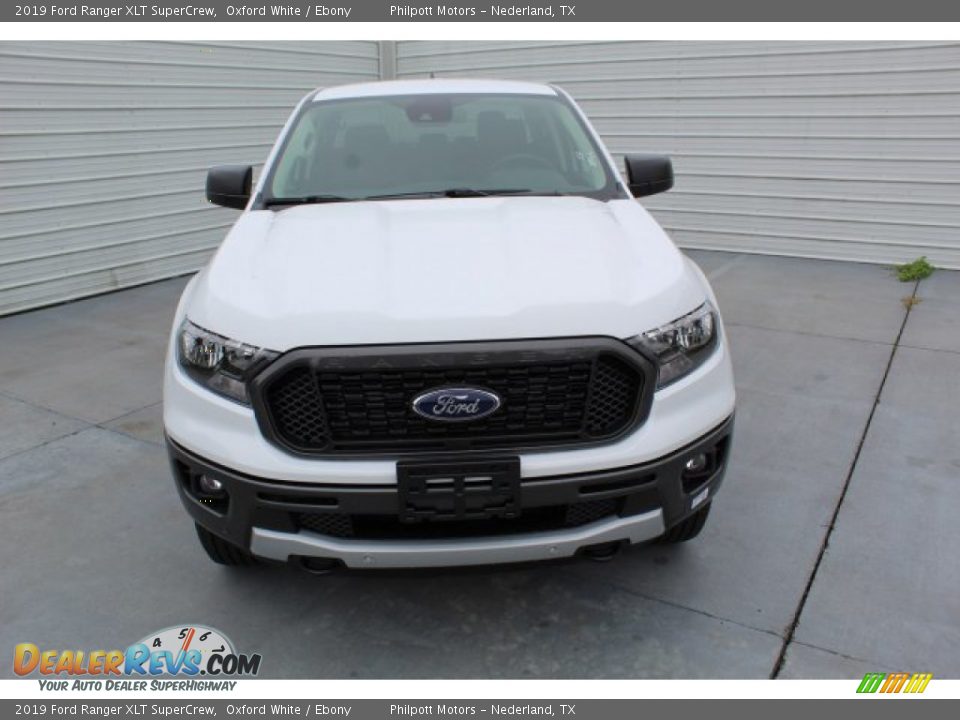 2019 Ford Ranger XLT SuperCrew Oxford White / Ebony Photo #3