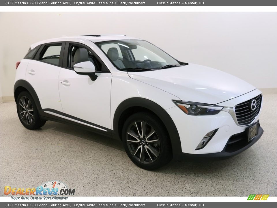2017 Mazda CX-3 Grand Touring AWD Crystal White Pearl Mica / Black/Parchment Photo #1