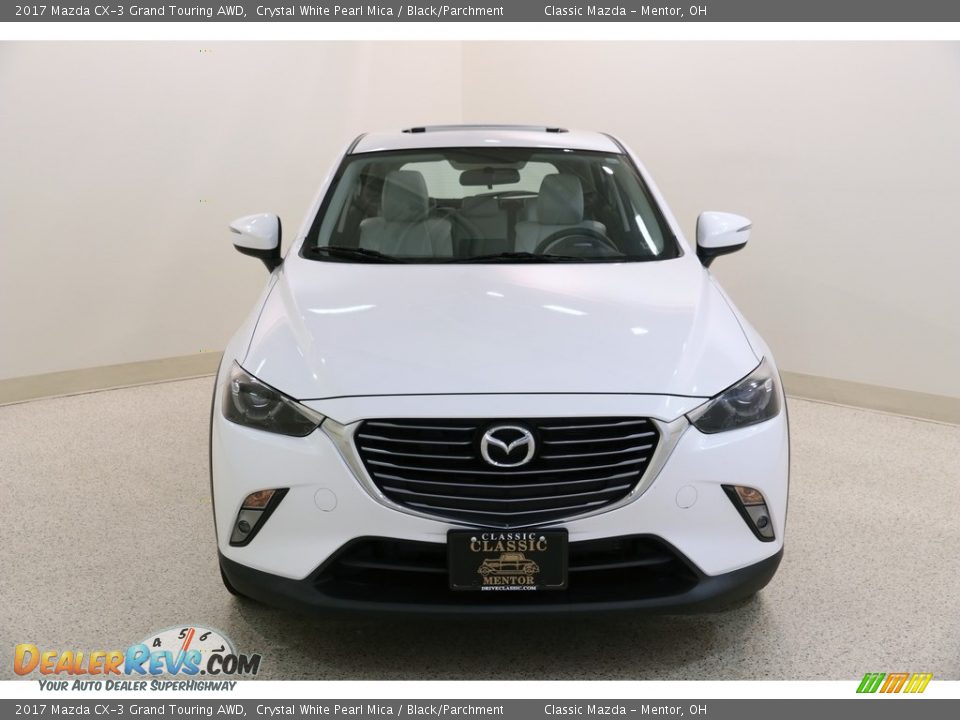 2017 Mazda CX-3 Grand Touring AWD Crystal White Pearl Mica / Black/Parchment Photo #2