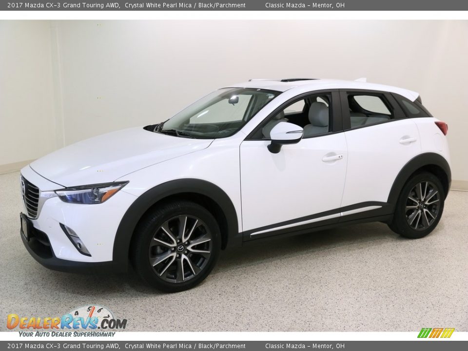 2017 Mazda CX-3 Grand Touring AWD Crystal White Pearl Mica / Black/Parchment Photo #3