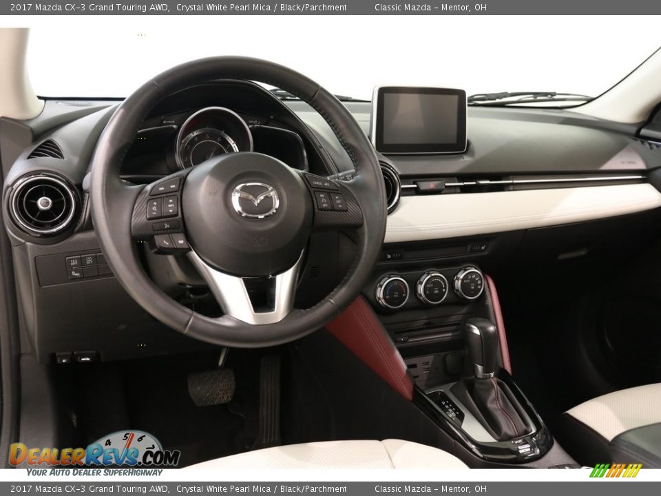 2017 Mazda CX-3 Grand Touring AWD Crystal White Pearl Mica / Black/Parchment Photo #6