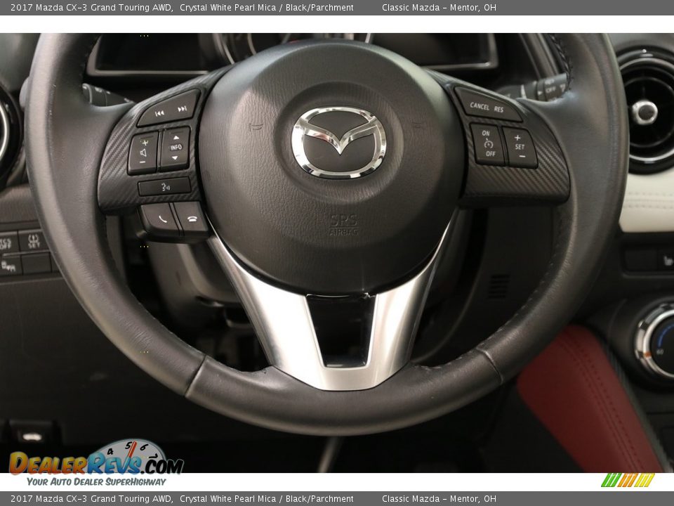 2017 Mazda CX-3 Grand Touring AWD Crystal White Pearl Mica / Black/Parchment Photo #7