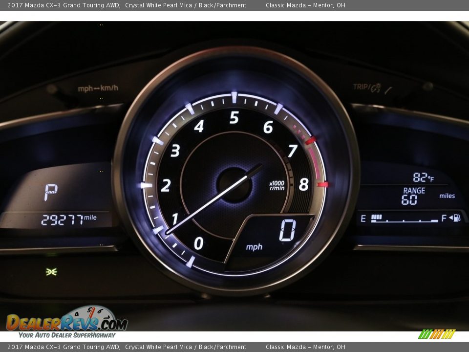 2017 Mazda CX-3 Grand Touring AWD Crystal White Pearl Mica / Black/Parchment Photo #8
