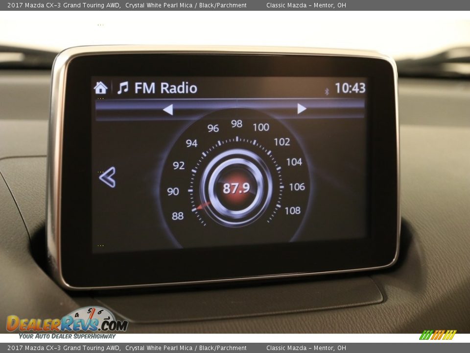 2017 Mazda CX-3 Grand Touring AWD Crystal White Pearl Mica / Black/Parchment Photo #13