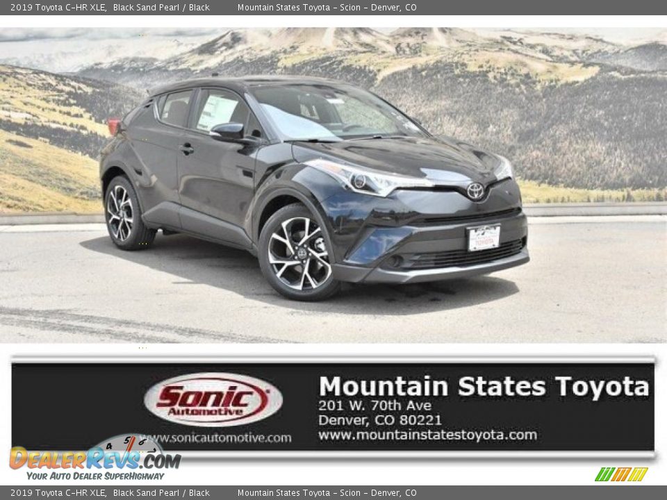 2019 Toyota C-HR XLE Black Sand Pearl / Black Photo #1